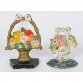 Cast Iron Basket Doorstops Ame