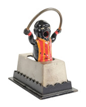 CAST IRON BLACK BOY CIGAR CUTT