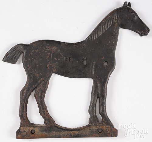 CAST IRON BOBTAIL HORSE WINDMILL