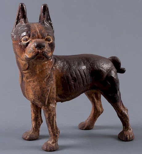 CAST IRON BOSTON TERRIER DOOR