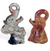 CAST IRON BOTTLE OPENERSA pair