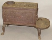 CAST IRON BOX STOVEca. 1840; 2