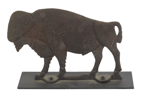 Cast iron buffalo mill weight