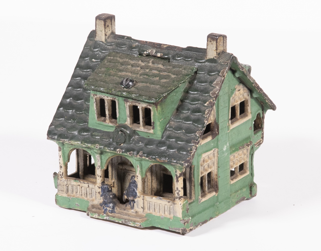 CAST IRON BUNGALOW STILL BANK Early
