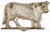 CAST IRON BUTCHER SHOP COW FIN