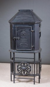 CAST IRON CABINET LETTER BOX O