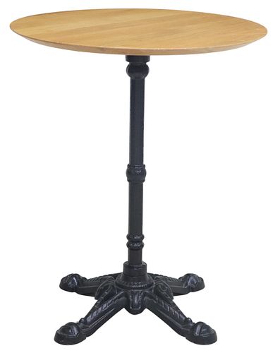 CAST IRON CIRCULAR TOP PUB TABLEPub