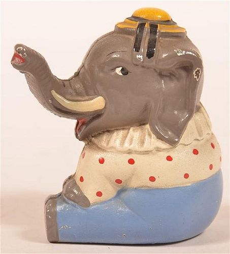 CAST IRON CIRCUS ELEPHANT STILL
