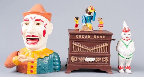 CAST IRON CIRCUS PERFORMERS