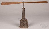 CAST IRON CLOCKWORK FLY CHASER