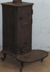 CAST IRON COAL STOVEca. 1830;