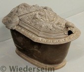 Cast iron coalscuttle late 19t