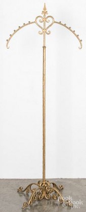 CAST IRON COAT RACK, EARLY 20T