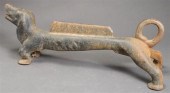 CAST IRON 'DACHSHUND' BOOT SCR