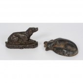 Cast Iron Dog and Fox Doorstop