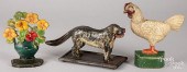 CAST IRON DOG NUTCRACKER, ETC.