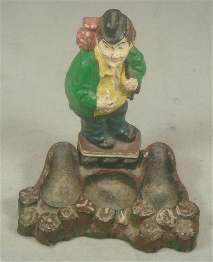 Cast iron doorstop, ASK BILL  
