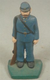 Cast iron doorstop, Civil War