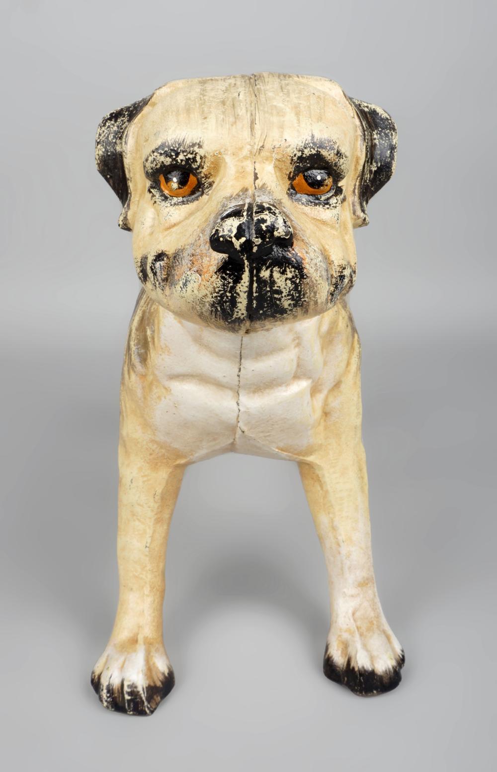 CAST IRON DOORSTOP IN THE FORM OF A