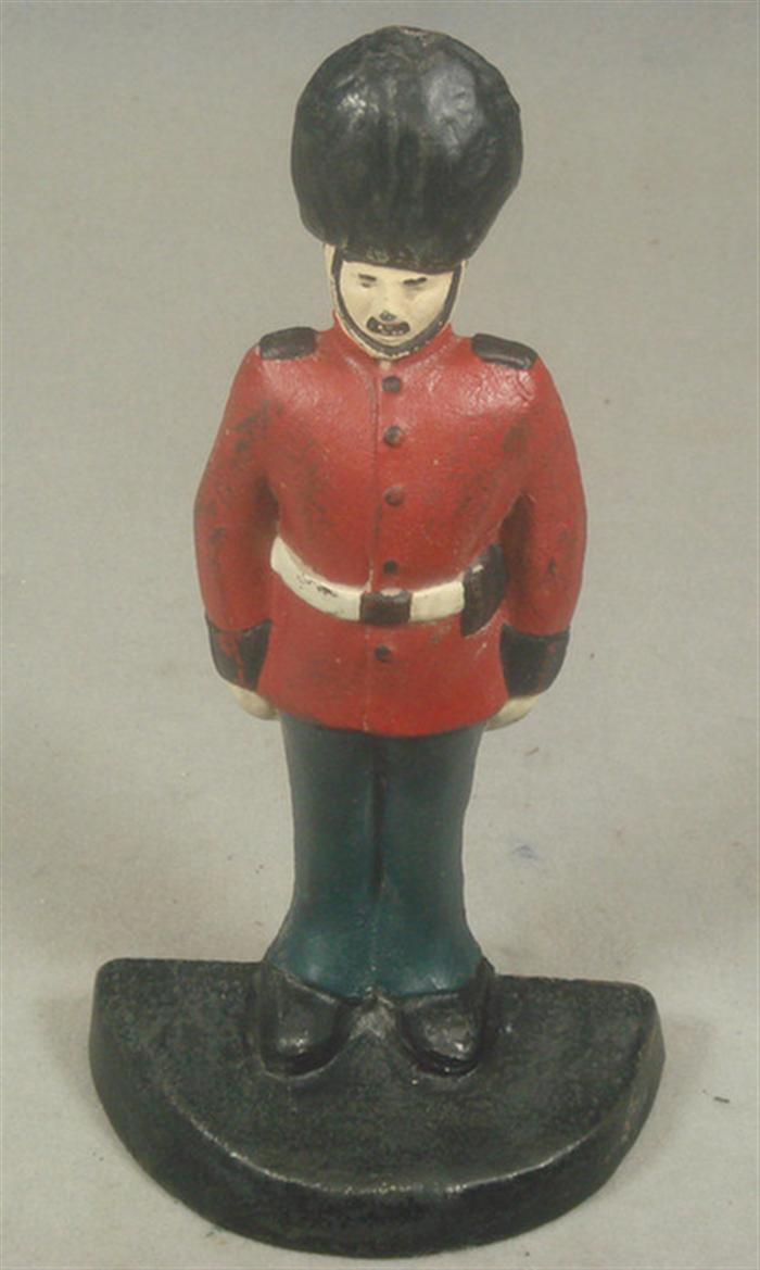 Cast iron doorstop, large