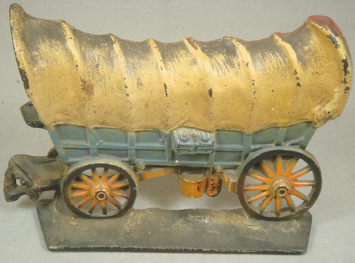 Cast iron doorstop, large hollow