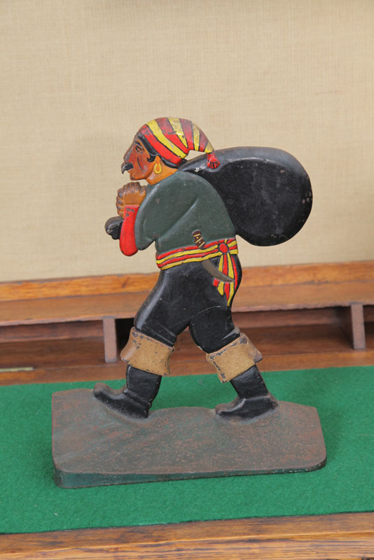 CAST IRON DOORSTOP. Unattributed.