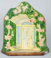 Cast Iron Doorway with Rose Tr