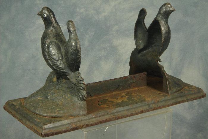 Cast iron double bird