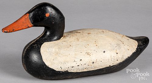 CAST IRON DUCK DECOY DOORSTOP, FULL