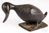 CAST IRON DUCK DOORSTOPCast ir
