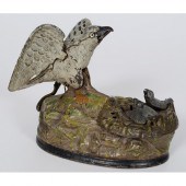 Cast Iron Eagle On Nest Mechan