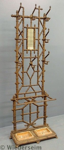 Cast iron faux bamboo form hall