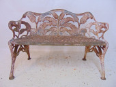 CAST IRON FERN BENCH, VICTORIA