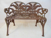 CAST IRON FERN BENCH, VICTORIA