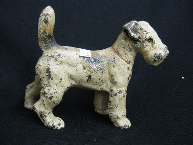 Cast Iron Figural Doorstop of a