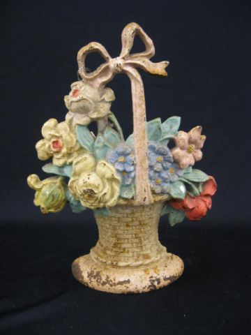 Cast Iron Figural Doorstop of