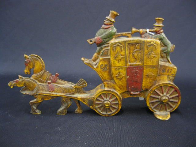 Cast Iron Figural Doorstop of an