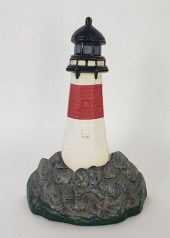 CAST IRON FIGURAL SANKATY LIGH