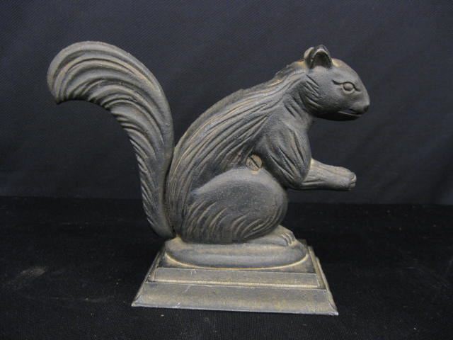 Cast Iron Figural Squirrel
