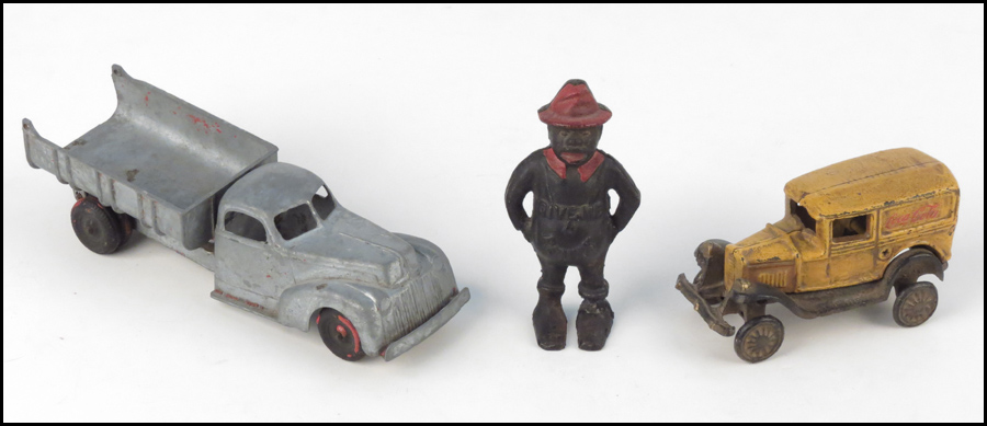 CAST IRON FIGURUAL 'GIVE ME A