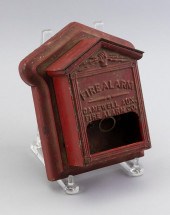 CAST IRON FIRE ALARM EARLY 20T