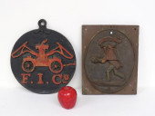 CAST IRON FIRE MARK - FIRE INS