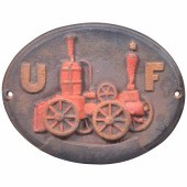 Cast iron fire mark, United Fi