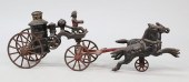 CAST IRON FIRE PUMPER TOYCast