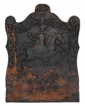 CAST IRON FIREBACK 18TH CENTUR