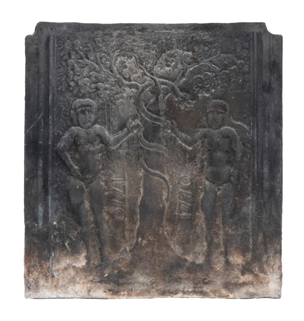 CAST IRON FIREBACK HEIGHT 24".