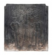 CAST IRON FIREBACK HEIGHT 24".