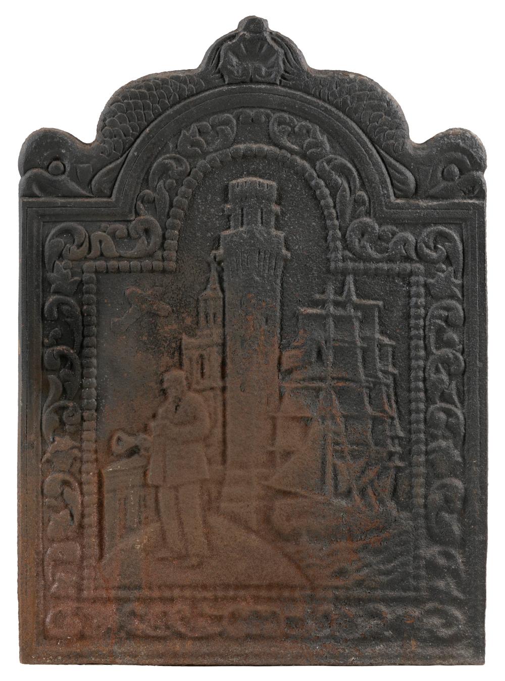 CAST IRON FIREBACK PERTAINING TO