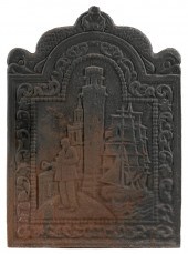 CAST IRON FIREBACK PERTAINING