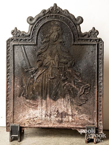 CAST IRON FIREBACKCast iron